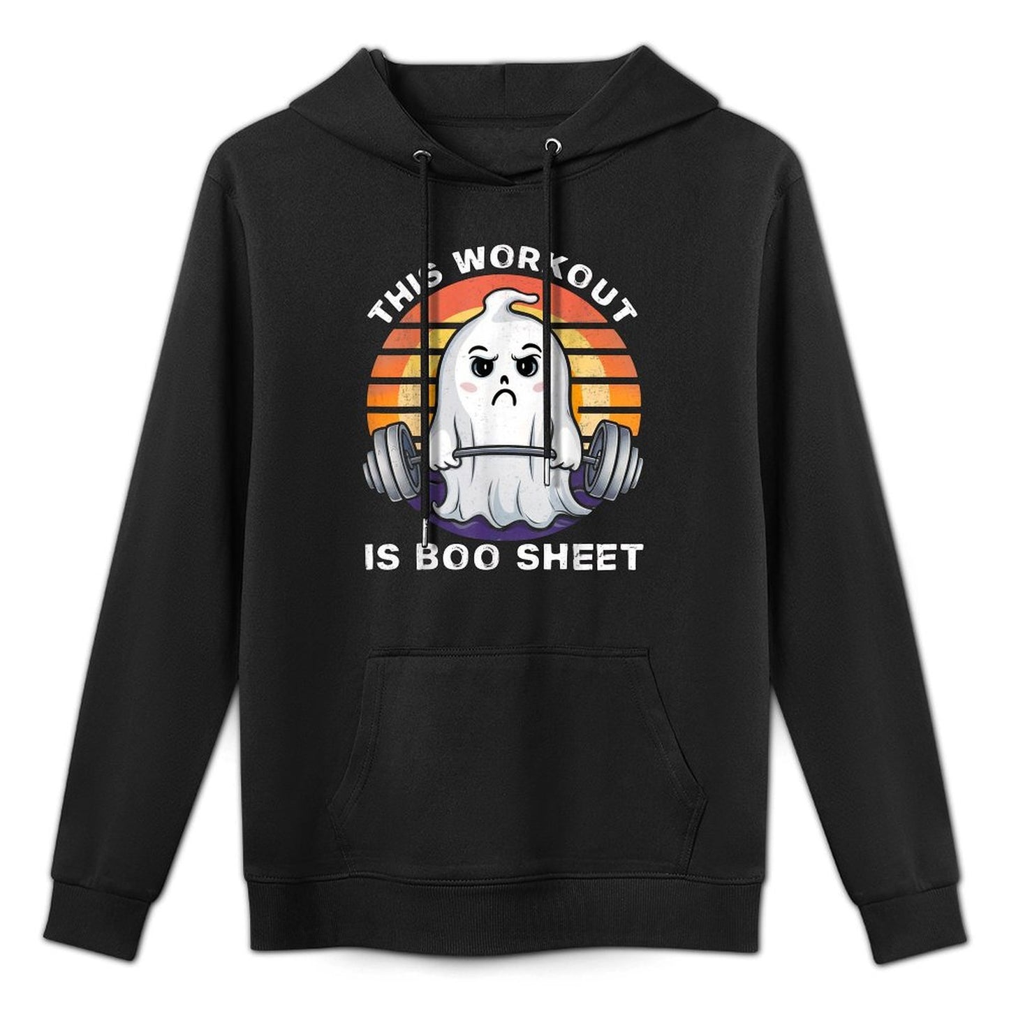 This Workout Is Boo Sheet Funny Halloween Boo Gym Ghost All-Day Comfort Hoodie