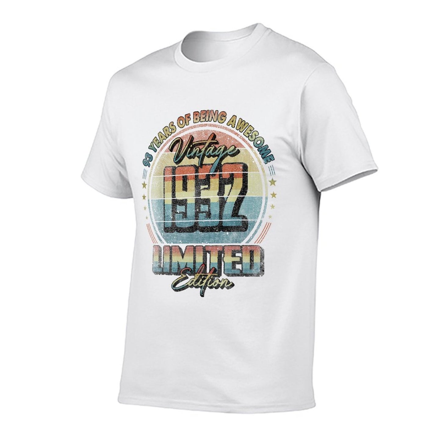 Vintage 1932 Limited Edition 93 Year Old 93rd Birthday Stretchy T-Shirt