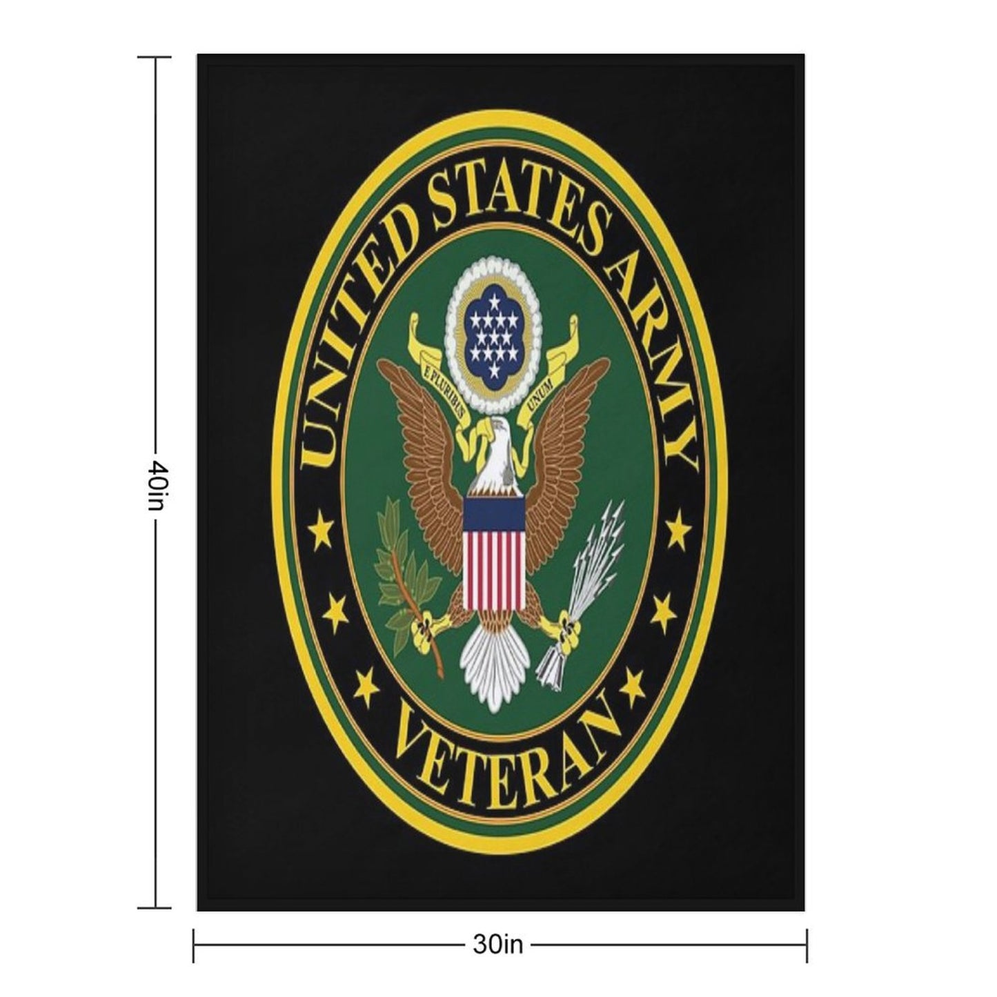 Army - US Army Veteran Throw Blanket
