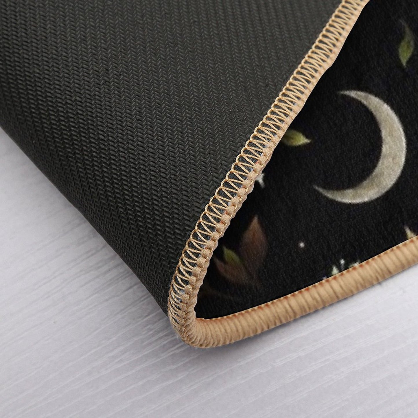 Crescent Moon Garden Bath Mat