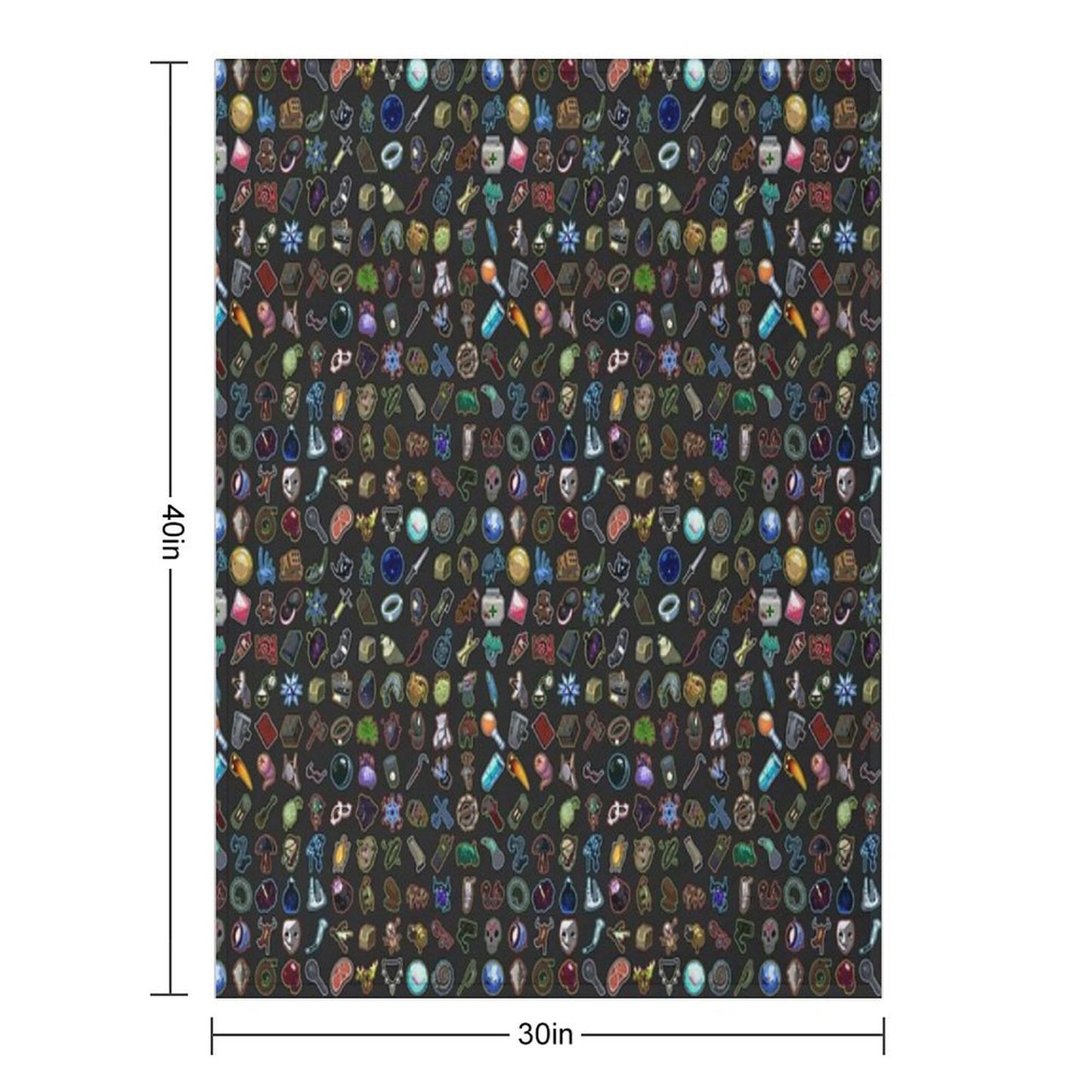 Risk of Rain 2 Items Throw Blanket
