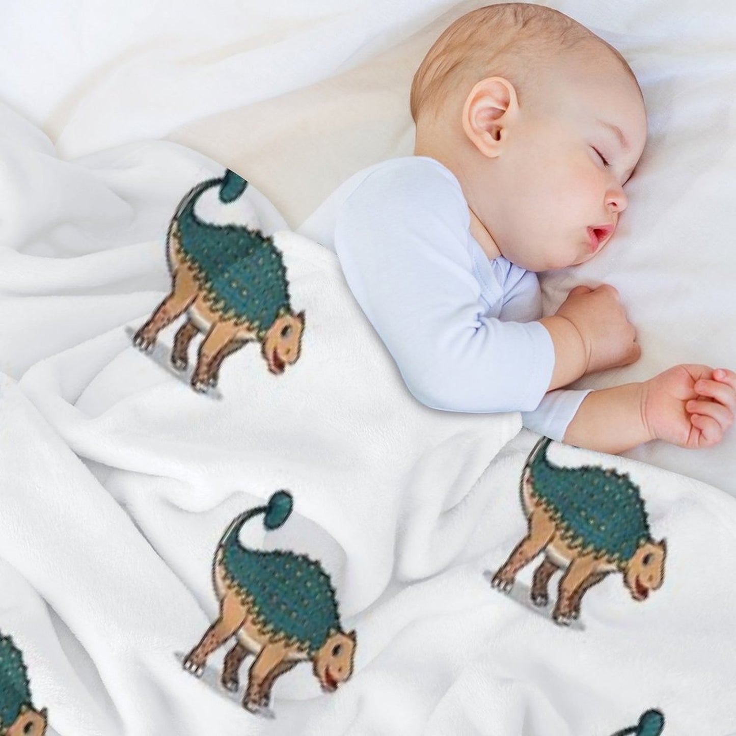 Ankylosaurus Throw Blanket