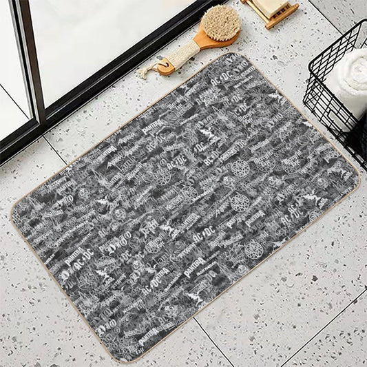 Heavy Metal Bands Bath Mat