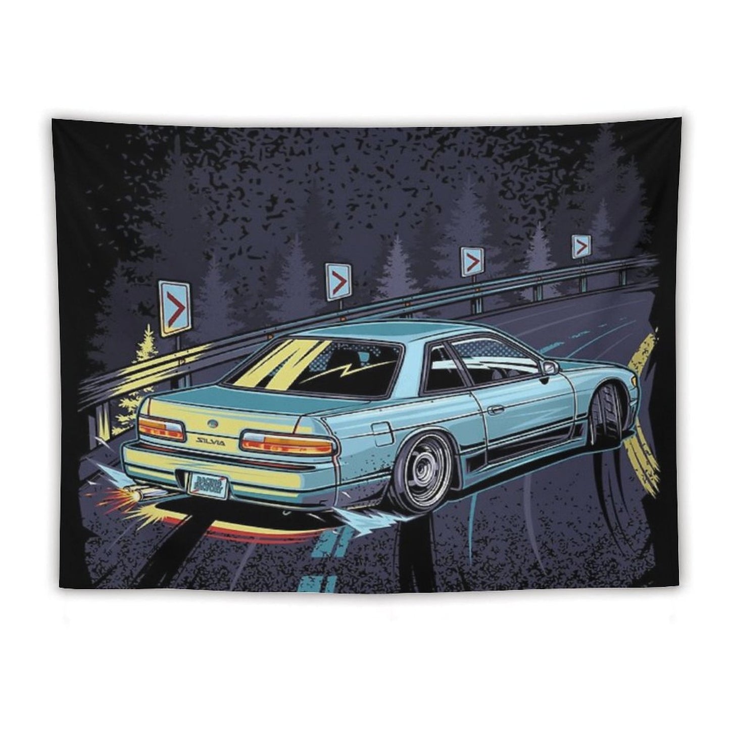 Silvia S13 Touge Drift Tapestry