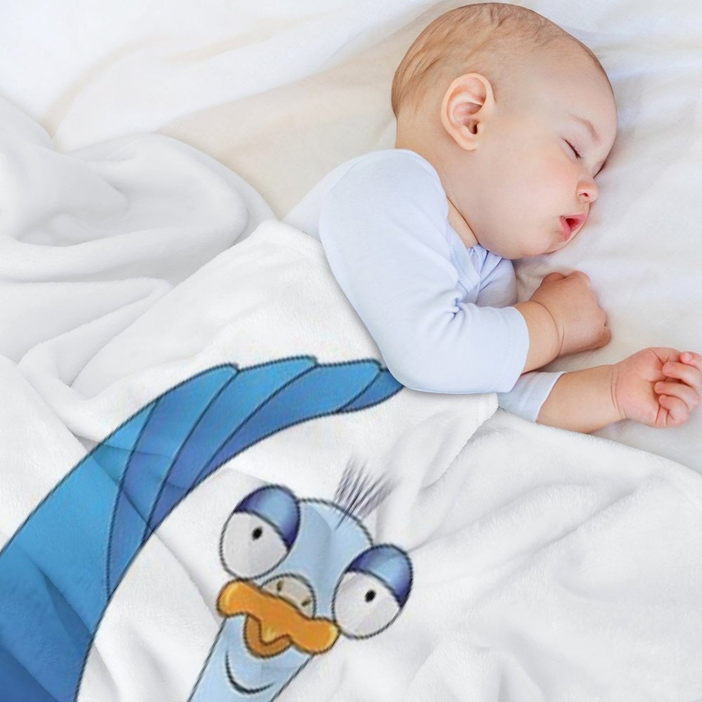 The Weird Bird – Elegance Was Yesterday Throw Blanket
