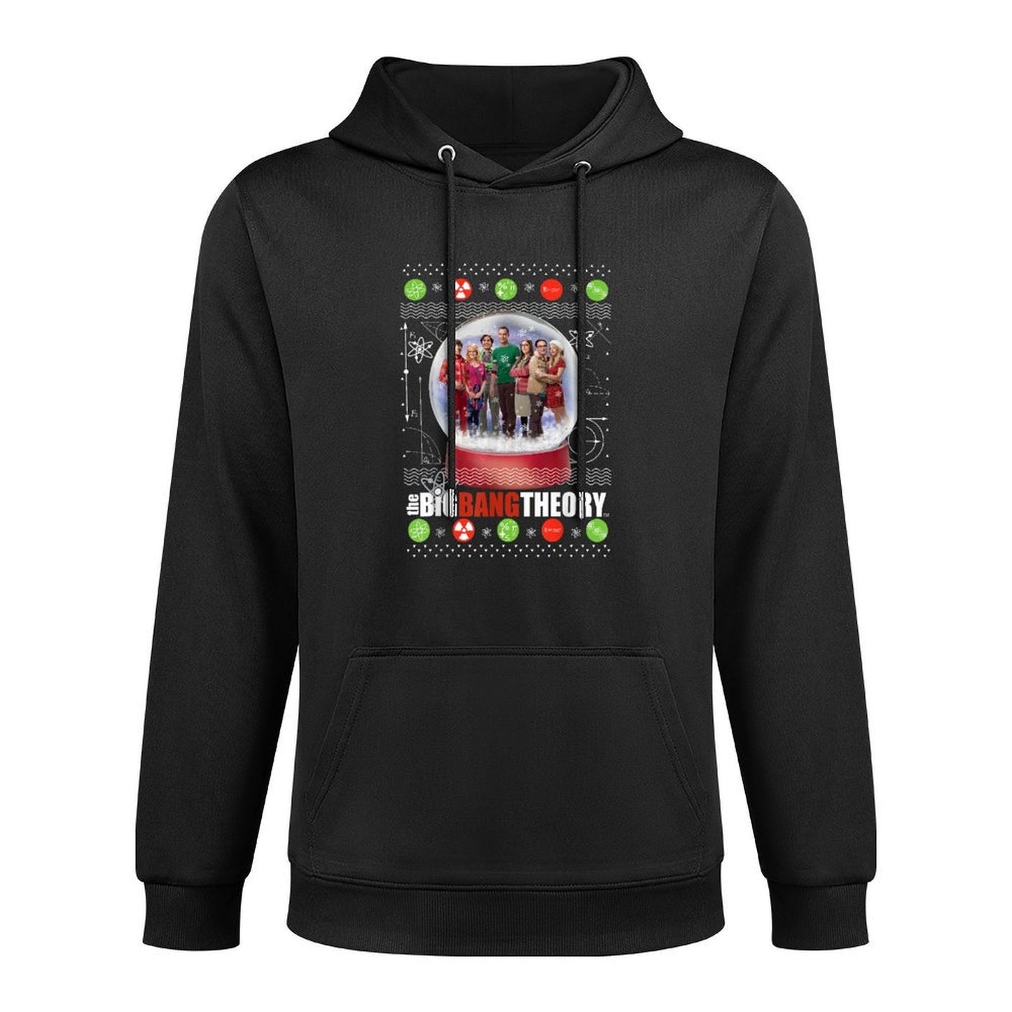 The Big Bang Theory Christmas Snow Globe Kangaroo Pocket Hoodie