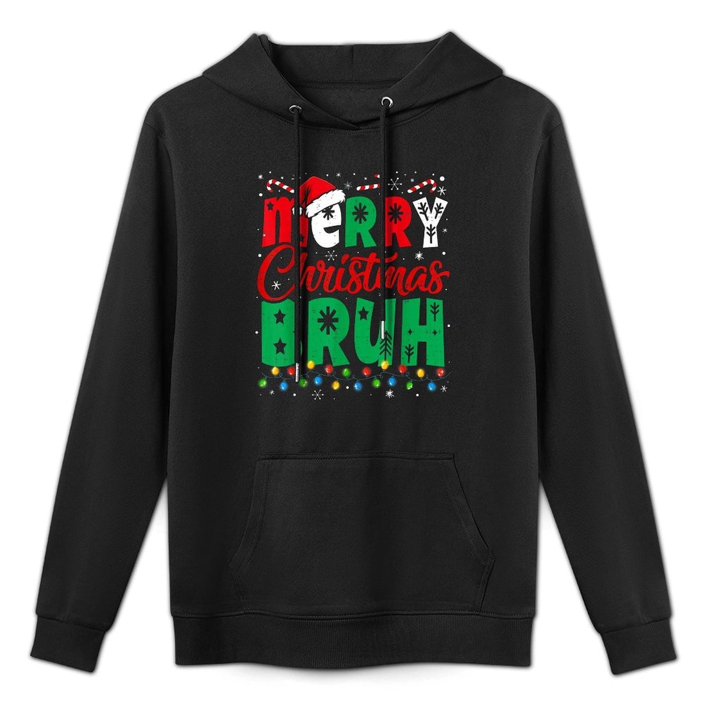 Bruh Christmas Kids Xmas Menn Boys Funny Christmas Unisex Design Hoodie