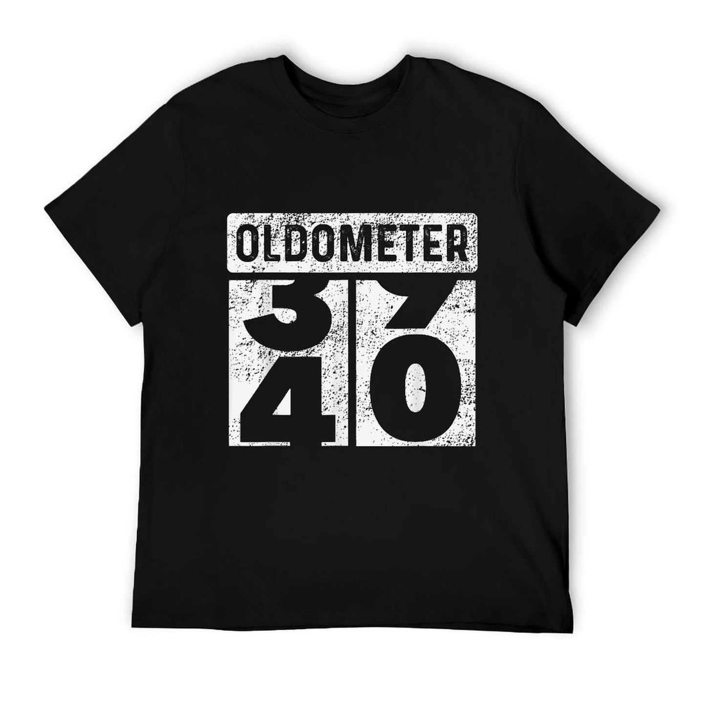 Oldometer Odometer Funny 40th Birthday Gift 40 Yrs Old Joke T-Shirt