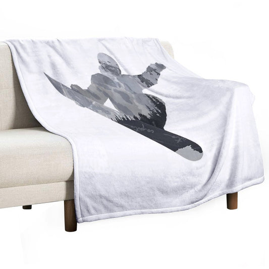 Snowboard Exposure SP DopeyArt Throw Blanket