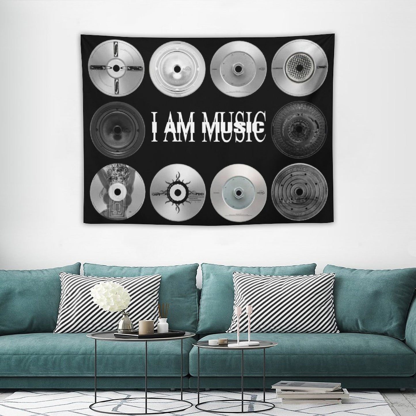 I AM MUSIC Vinyl Tapestry