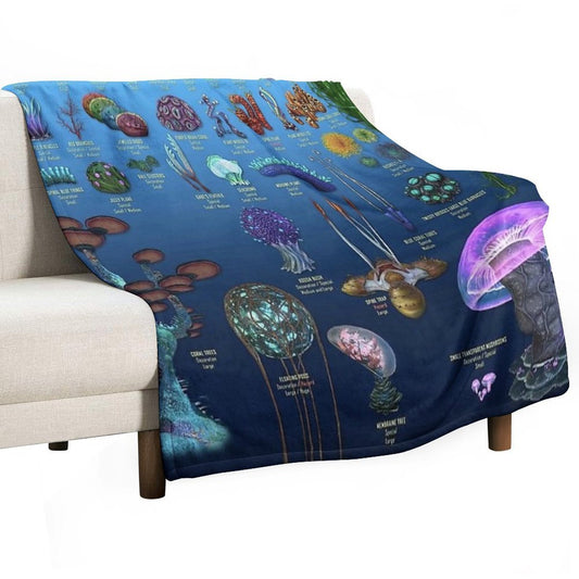 SUBNAUTICA Plant Life Throw Blanket