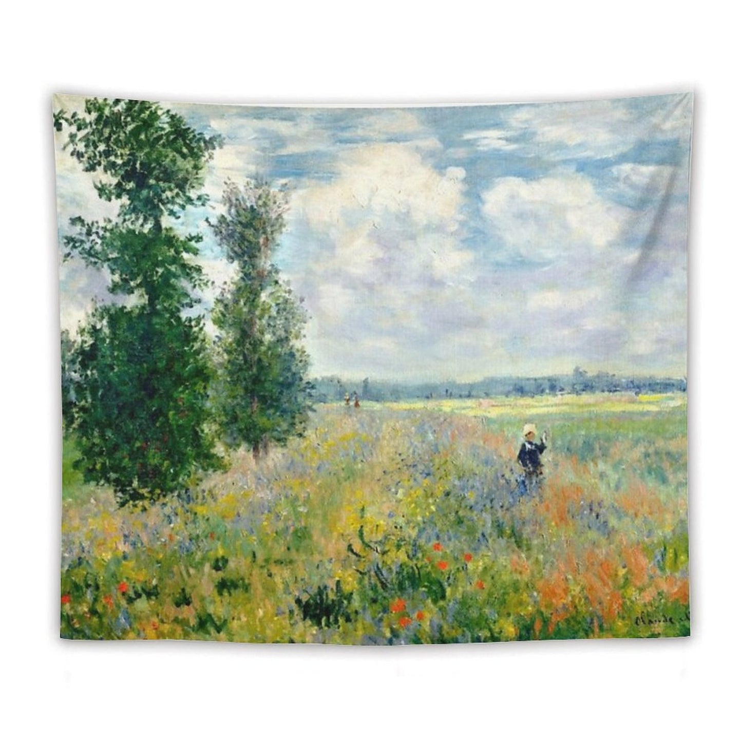 Fields of Poppies Claude Monet Tapestry