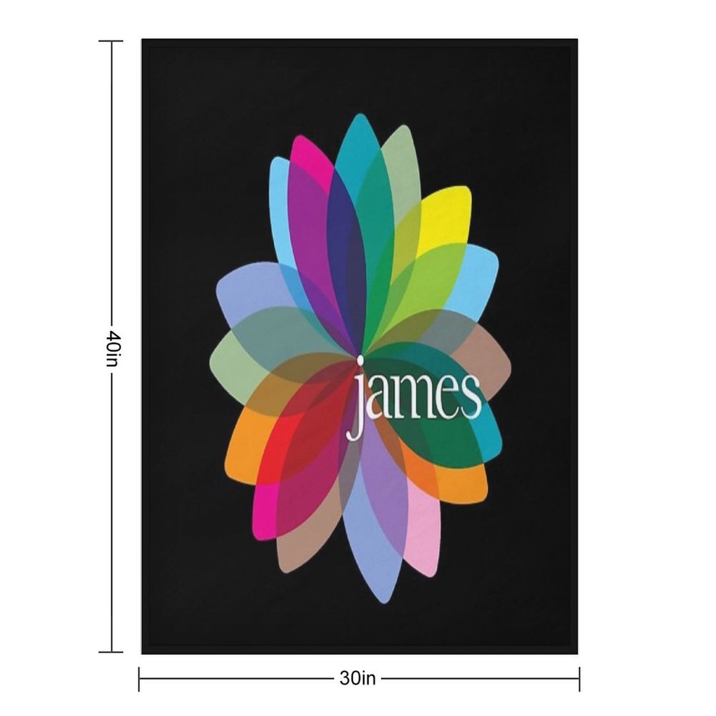 James Band Throw Blanket