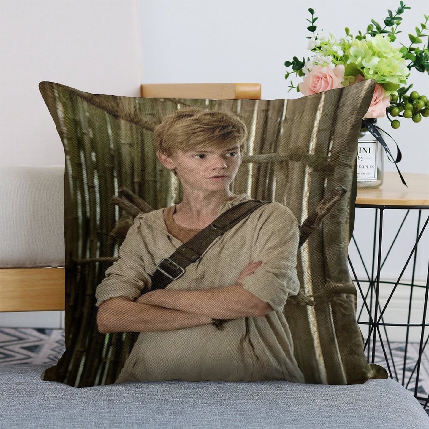 The Maze Runner - Newt Linen Throw Pillow Cover
