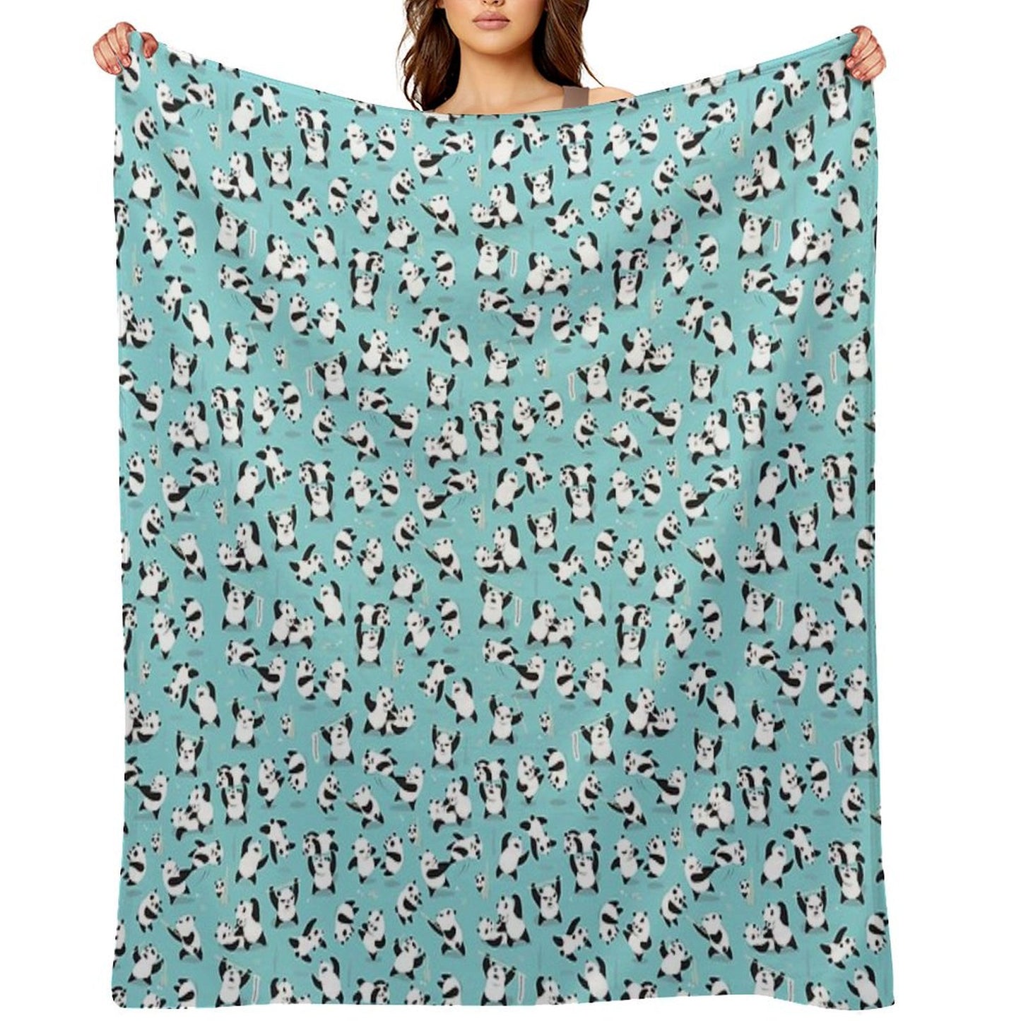 PANDAMONIUM Throw Blanket