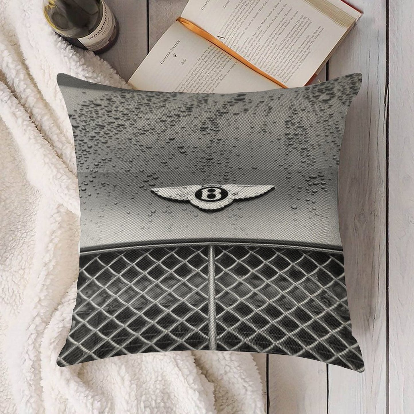 Bentley Grill Linen Throw Pillow Cover