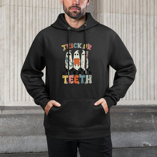Funny Trick Orth Halloween Dental Hygienist Or Assistant Relaxed Fit Hoodie