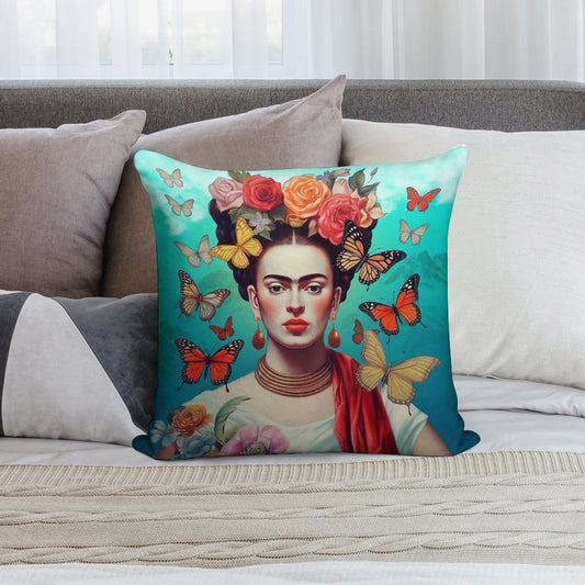 Frida Kahlo 4 Soft Washable Throw Pillow