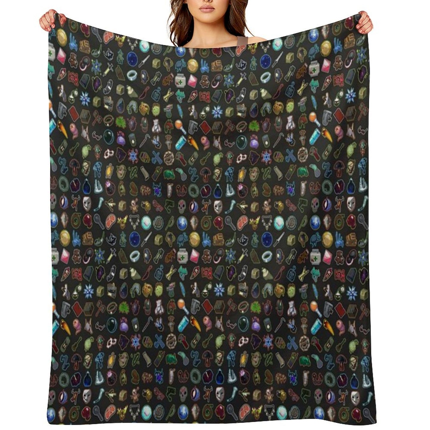 Risk of Rain 2 Items Throw Blanket