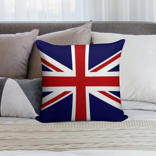 Union Jack Flag of The UK Soft Gift Ready Throw Pillow