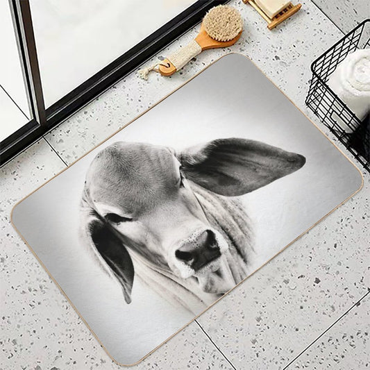 BRAHMAN CALF, WALL ART AND DESIGNS Bath Mat