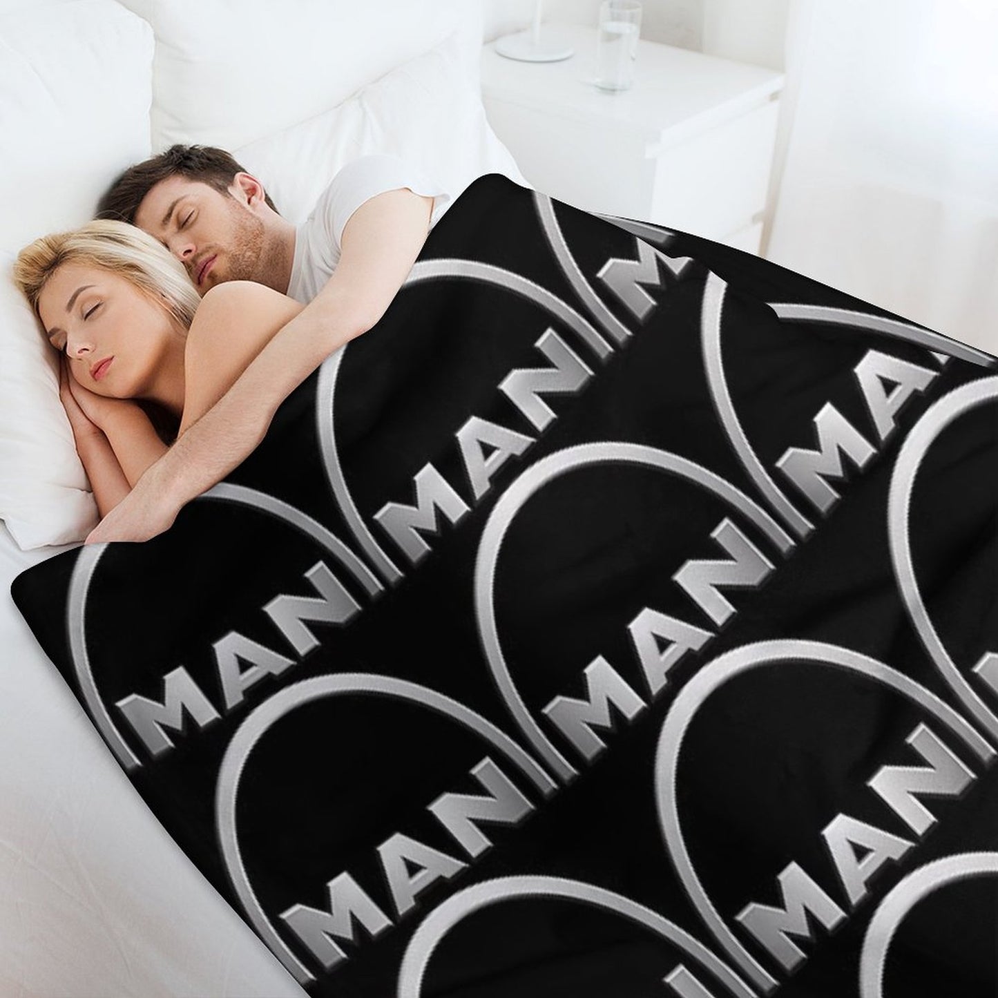 MAN Logo Throw Blanket