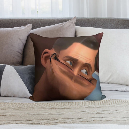 Team Fortress 2 TF2 Scout Face Soft Style Accent Throw Pillow
