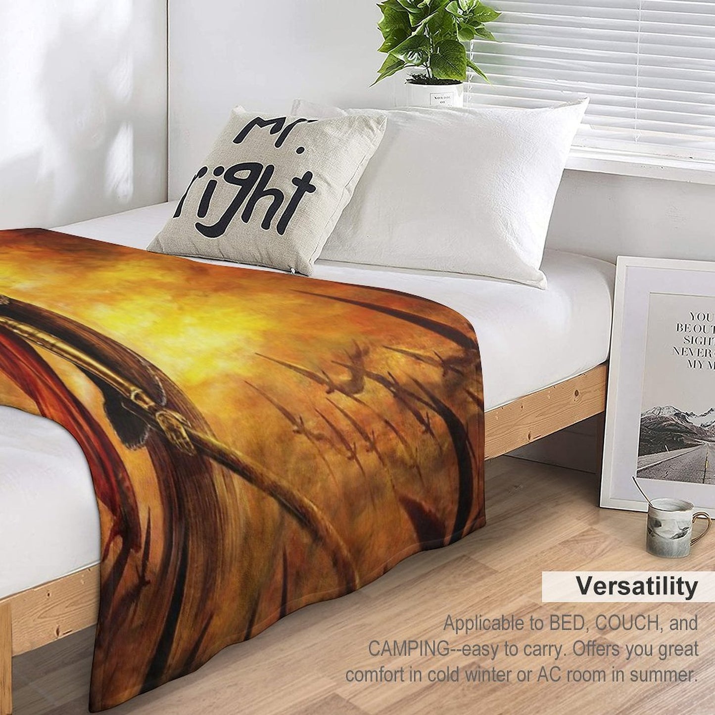 I Have Never Known Defeat Throw Blanket