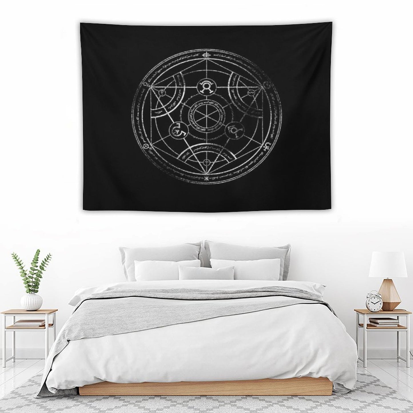 Human Transmutation Circle - Chalk Tapestry