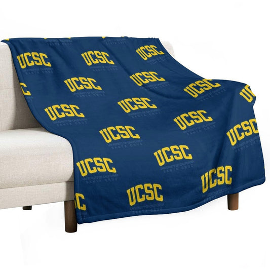 Uc Santa Cruz Ucsc Throw Blanket