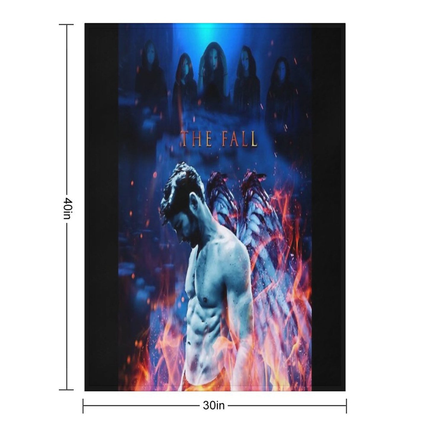 Lucifer - The Fall Throw Blanket