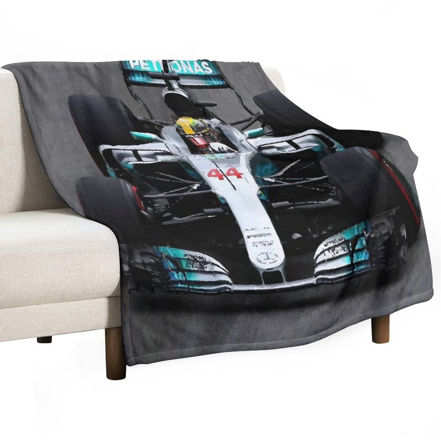 Lewis Hamilton 44 - F1 2024 Throw Blanket