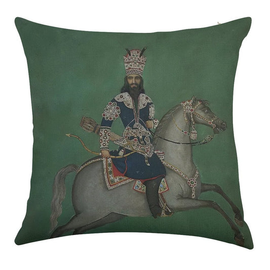 Nandor And Jahan Linen Throw Pillow Cover