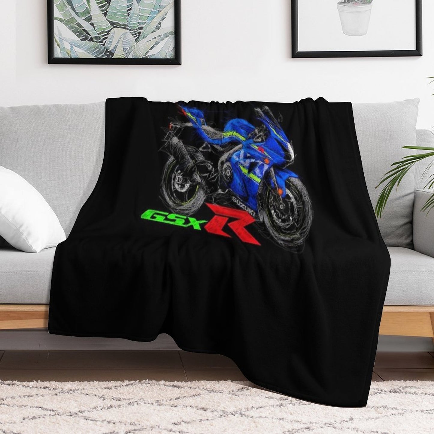 SUZUKI GSX R1000 Throw Blanket