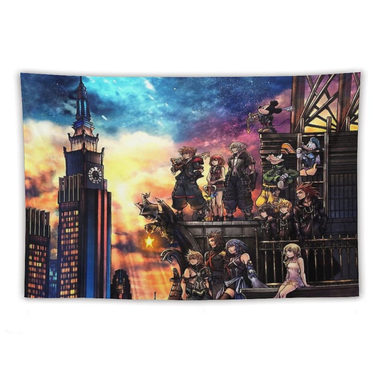 Kingdom Hearts 3 Cover Tapestry