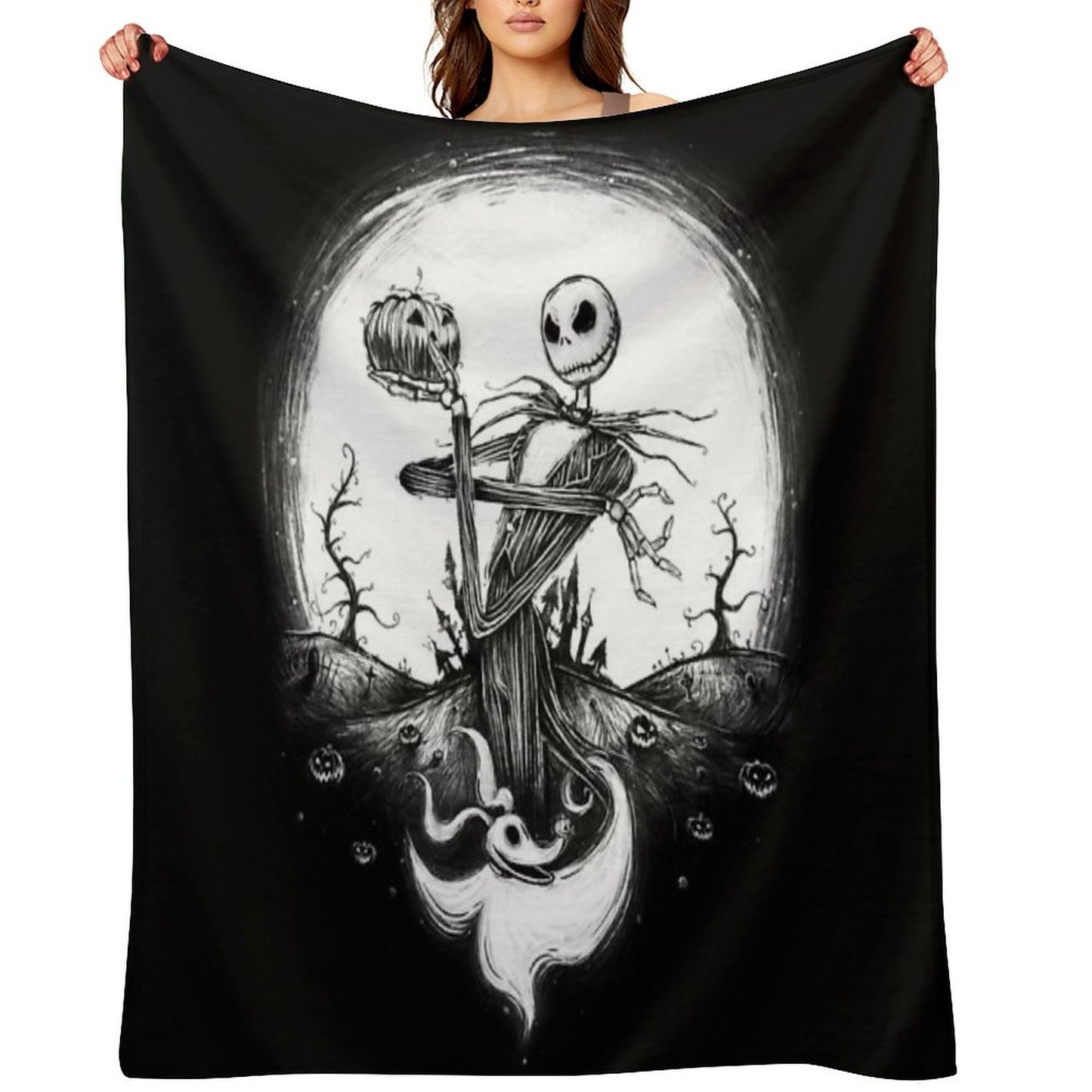 Halloween Tale Throw Blanket