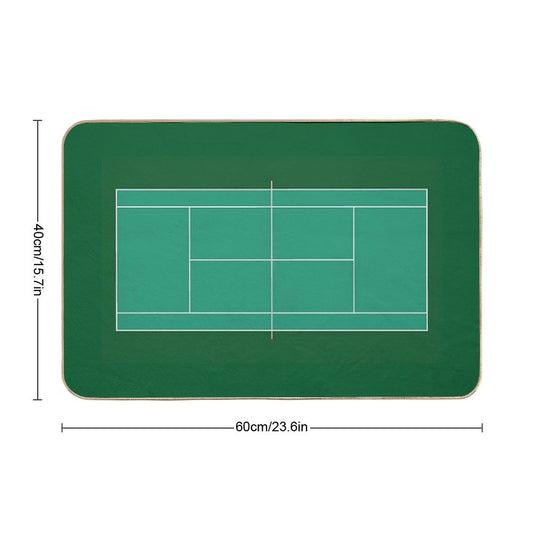 Tennis Court Bath Mat