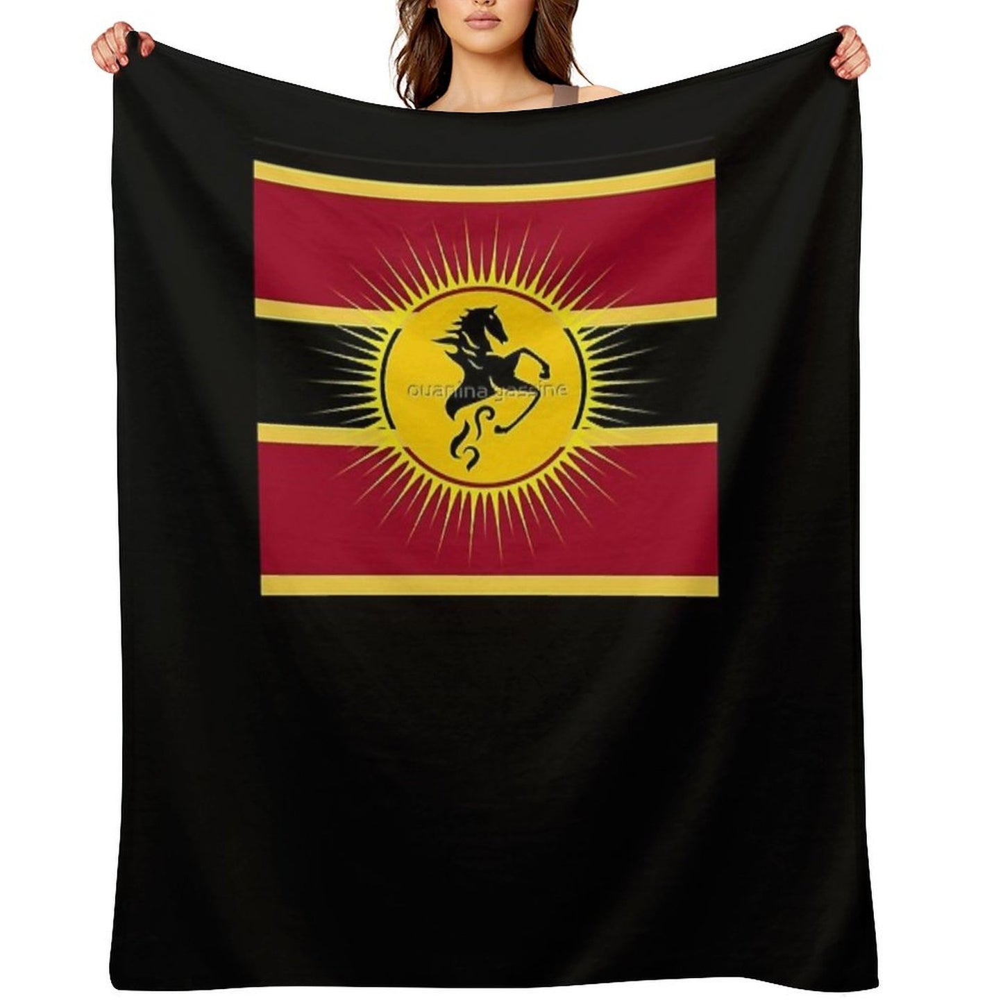 Car Logo, Porsche Logo Classic Throw Blanket