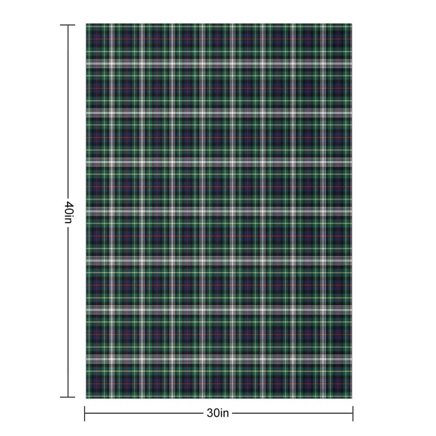 Clan Farquharson Dress Tartan Throw Blanket