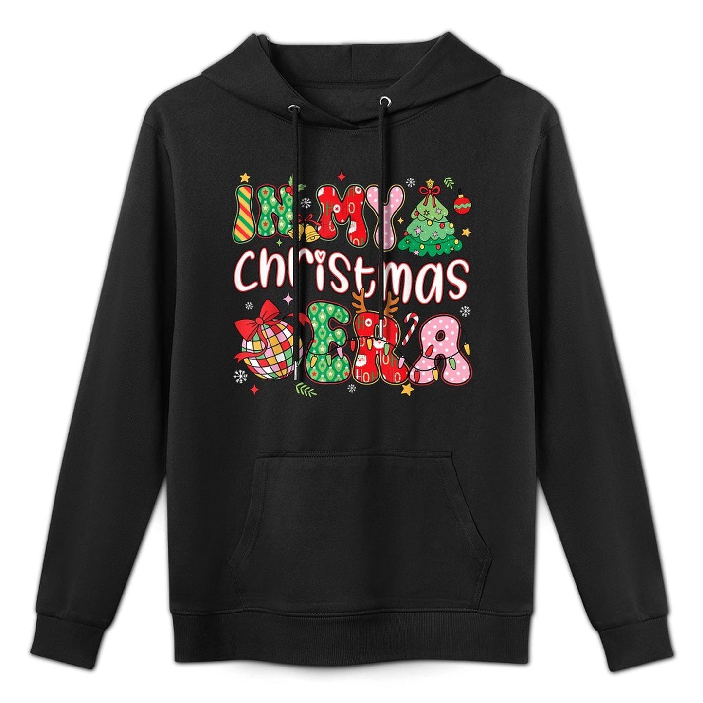 Preppy Christmas in My Christmas Era Family Holiday Xmas Casual Wear Hoodie