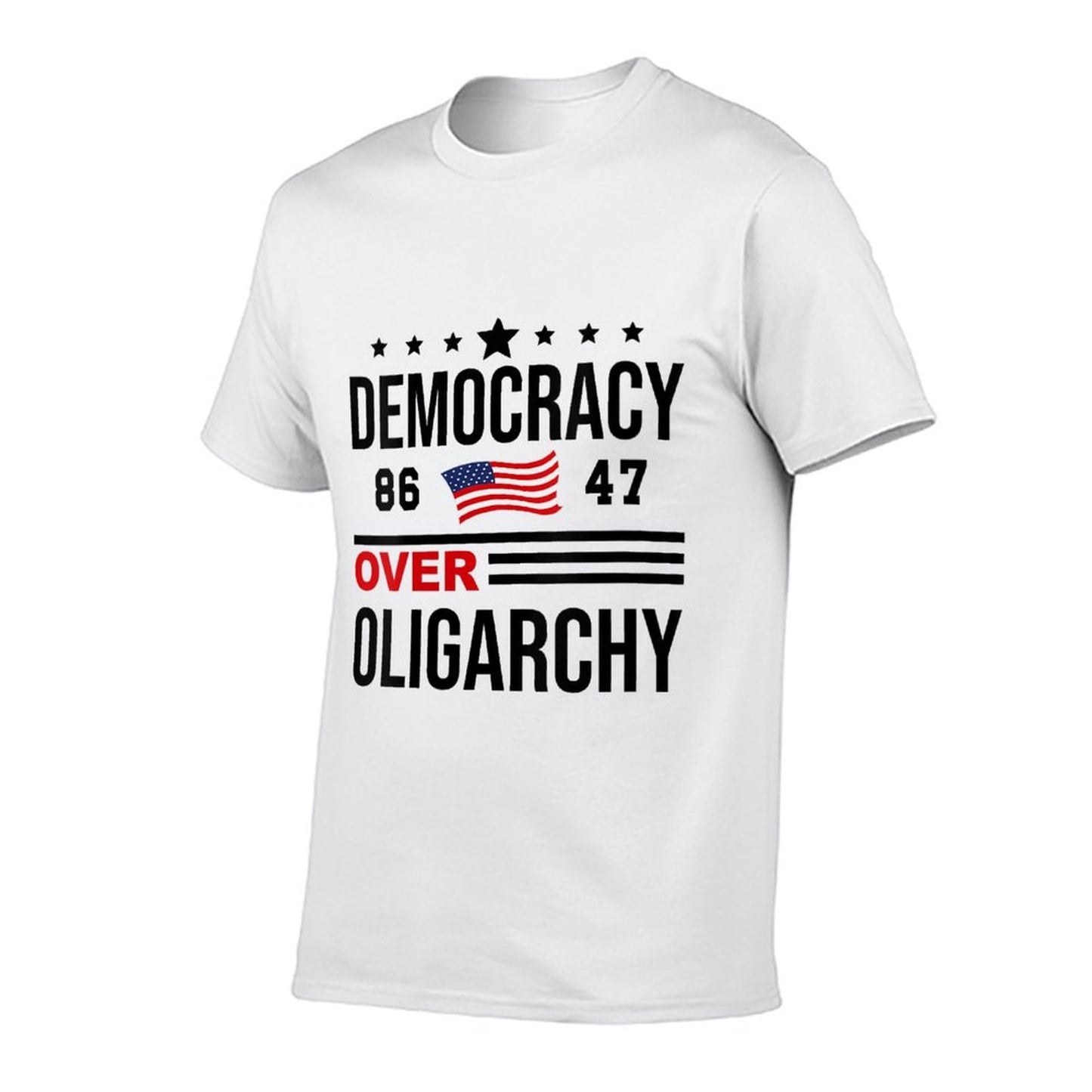 Womens Democracy Over Oligarchy No Oligarchs Fight Oligarchy Wrinkle-resistant T-Shirt