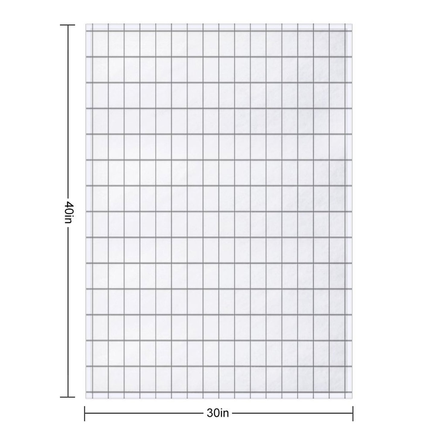 Grid White Gray Throw Blanket