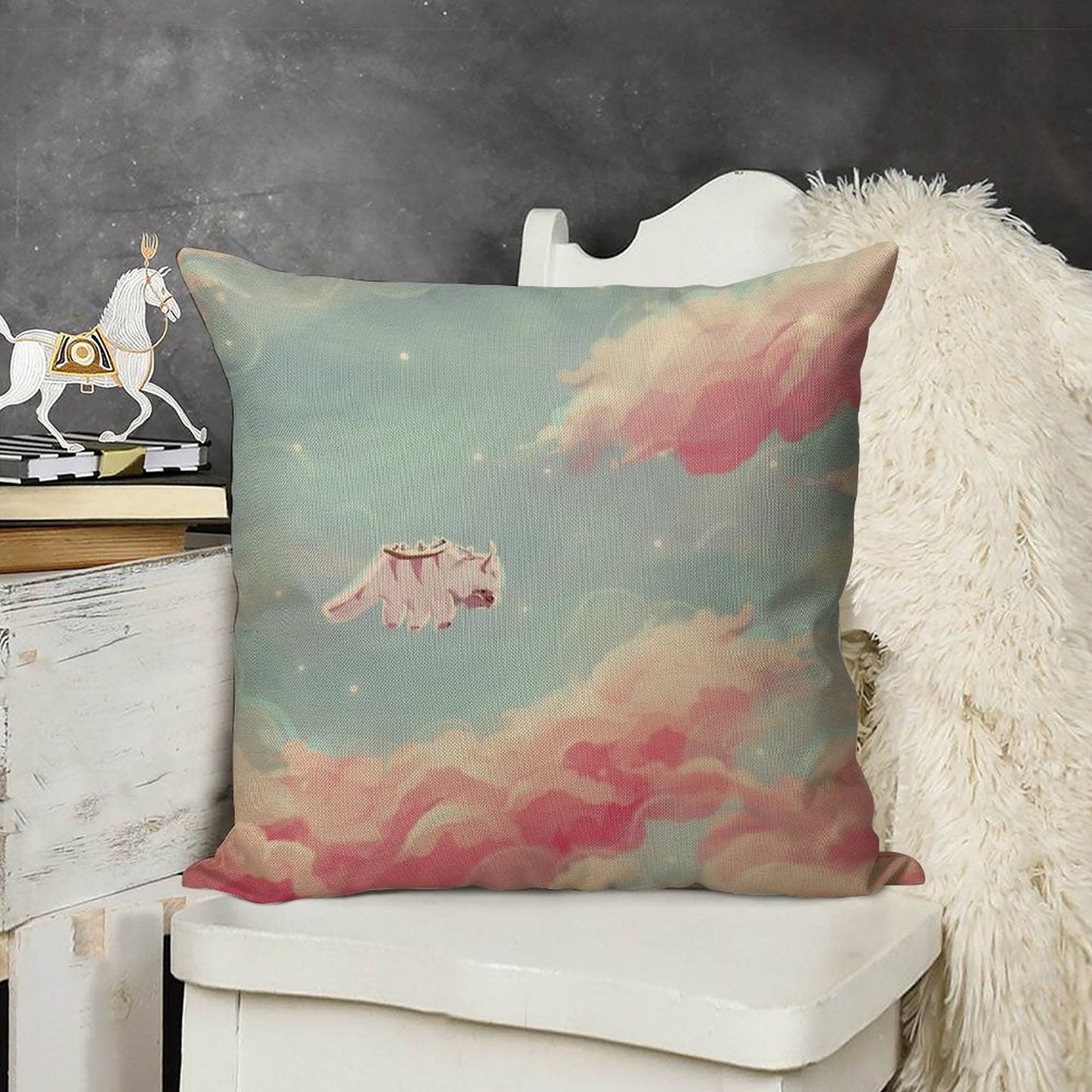 Dreamy Appa Poster V1 Linen Throw Pillow Cover