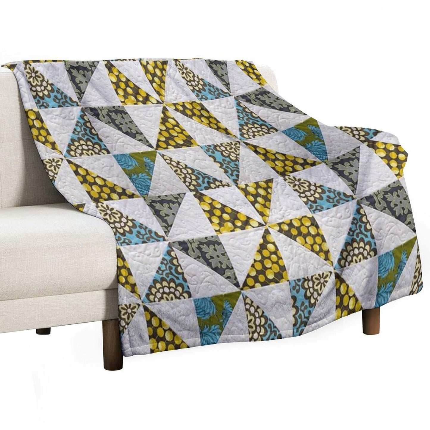 FNaF 4 Bed Texture Throw Blanket