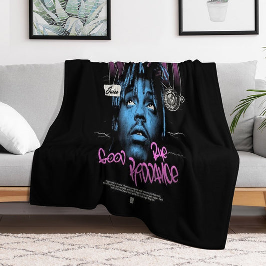Juice WRLD Halftone Throw Blanket