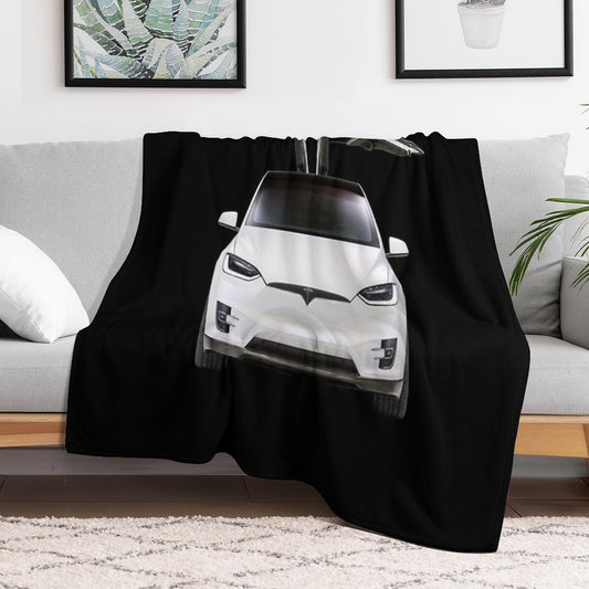 Model X, Tesla Model X Throw Blanket