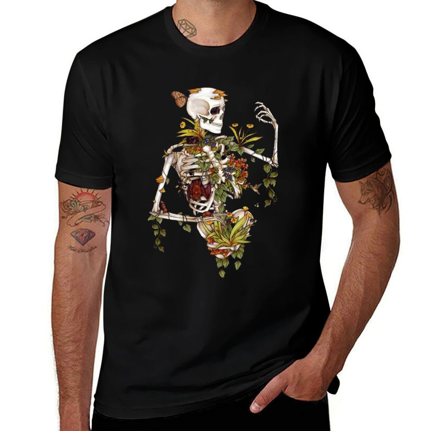 Bones And Botany Cotton T-Shirt