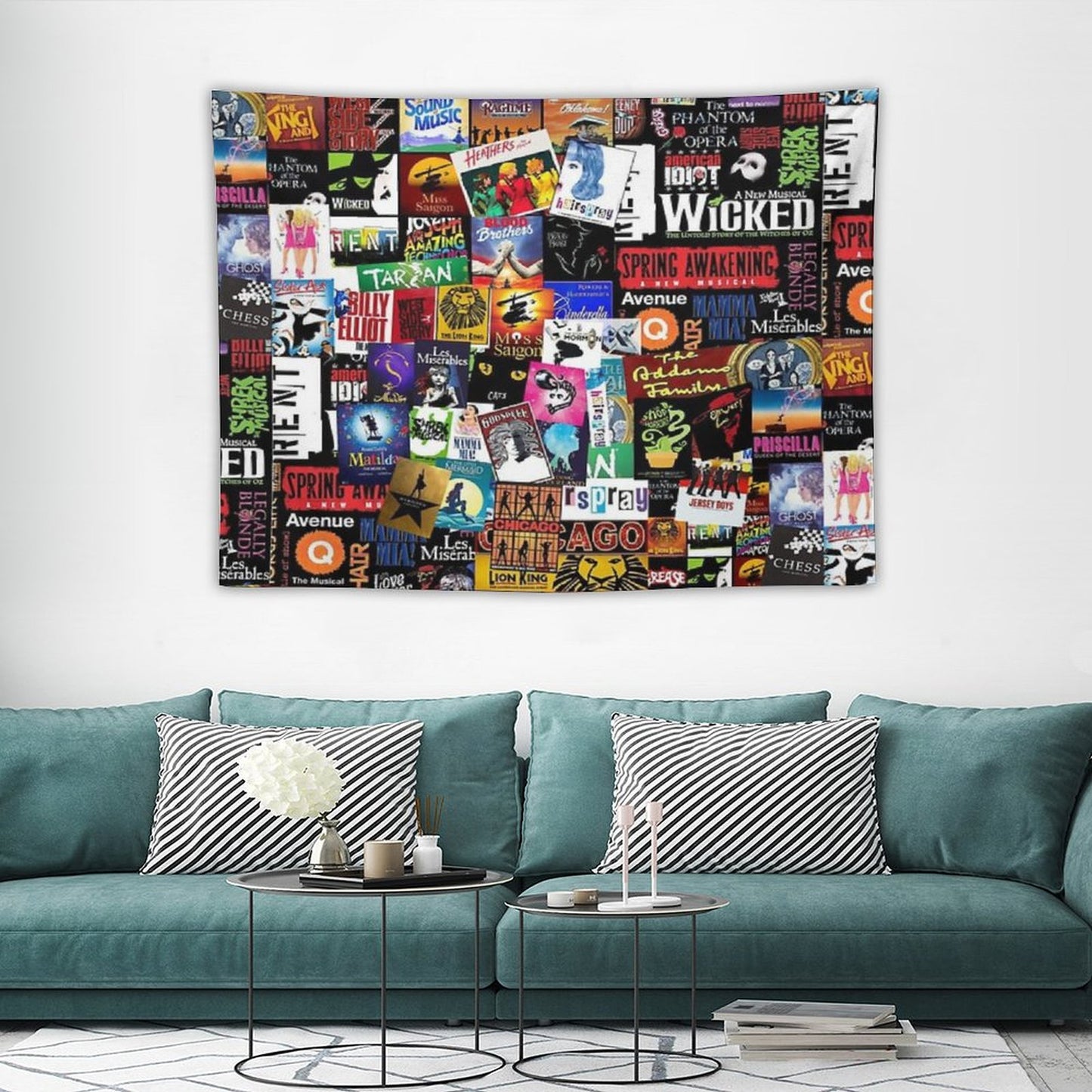 Musicals Collage II Original Tapestry