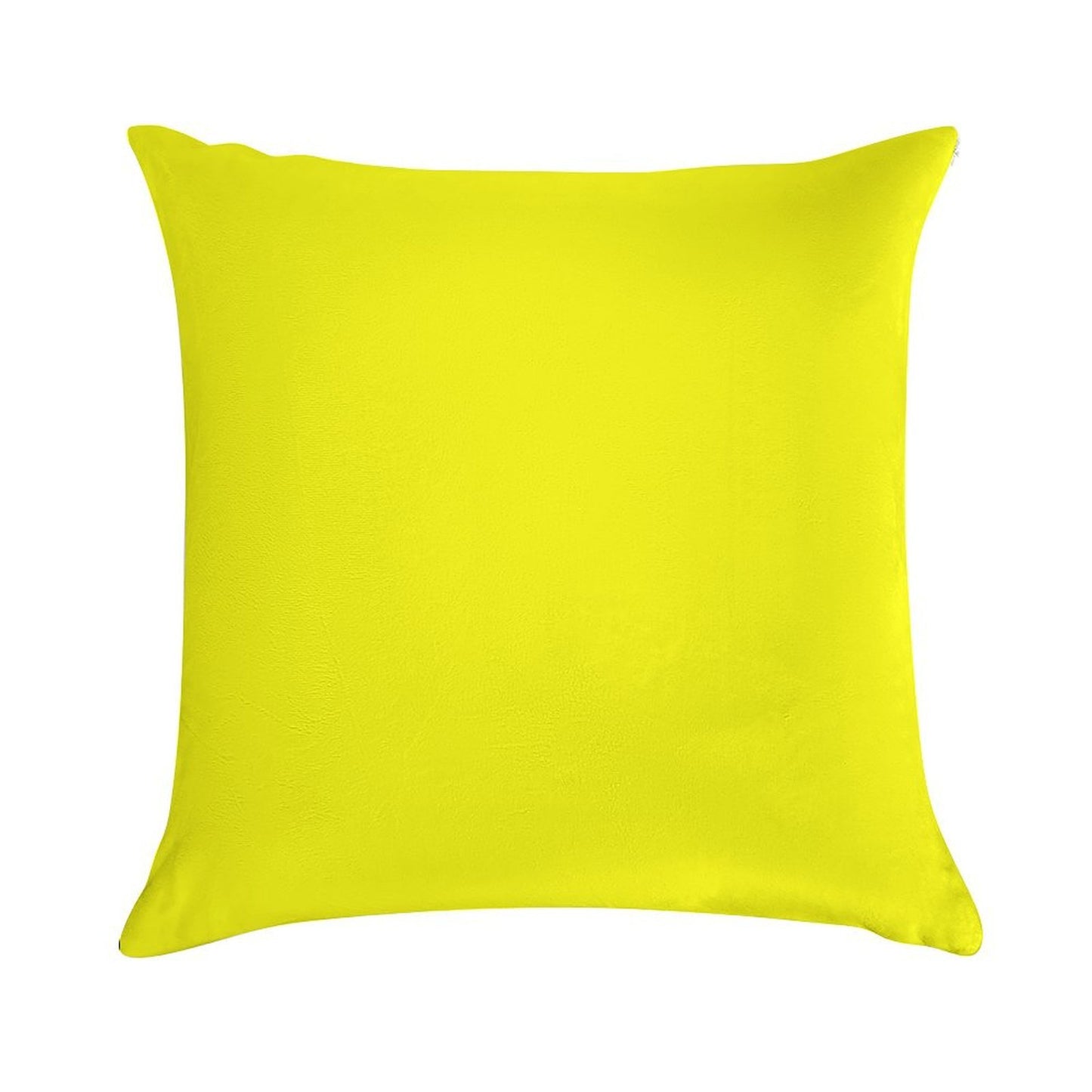 Neon  Fluorescent Yellow Neon Yellow Soft Decorative Cover Throw Pillow