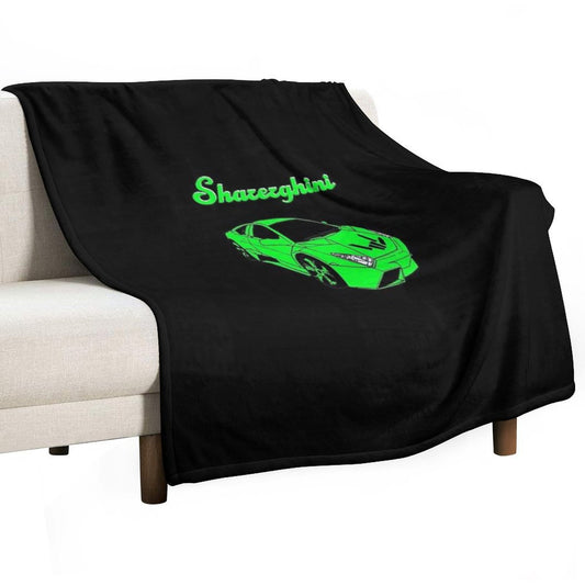 Sharerghini, Sharerghini Merch,sharerghini Green, Sharerghini Hoodie, Sharerghini T Shirt, Sharer Car, Share, Throw Blanket